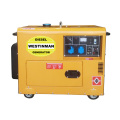 Small electric 5kw 5kva 5000w silent portable diesel dynamo generator price